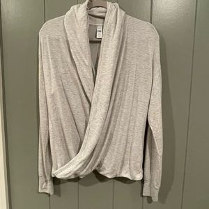 LIKE NEW Athleta Girl French Terry Wrap Top